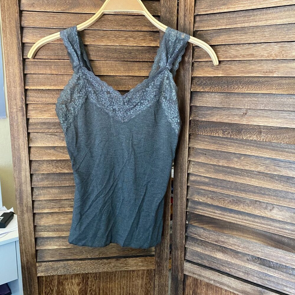 Wayi Lace Snug Camisole Gray